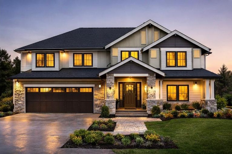 Completed home